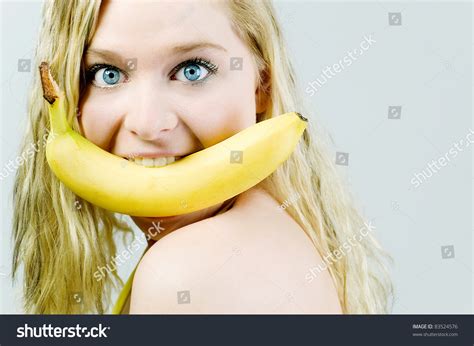 Smiling Banana Girl Stock Photo 83524576 | Shutterstock