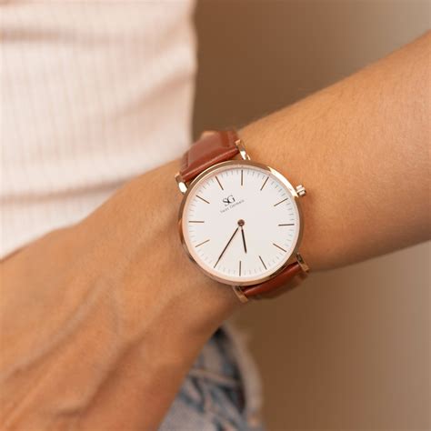 Relogio Feminino Marrom - Relogios De Couro Marrom Feminino Relogio Feminino Redondo Pulseira De