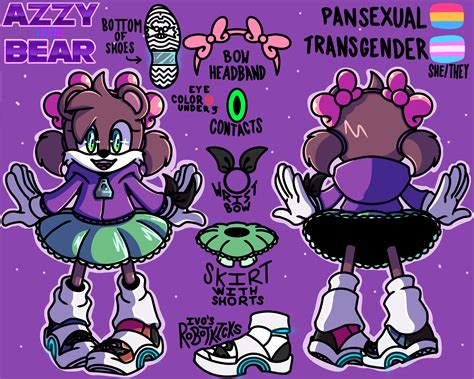 Azzy The Bear Ref! (Modern) by BearHiko on Newgrounds