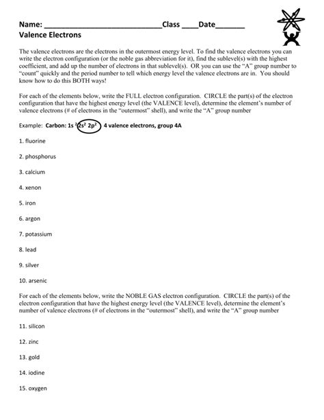 Valence Electron Practice