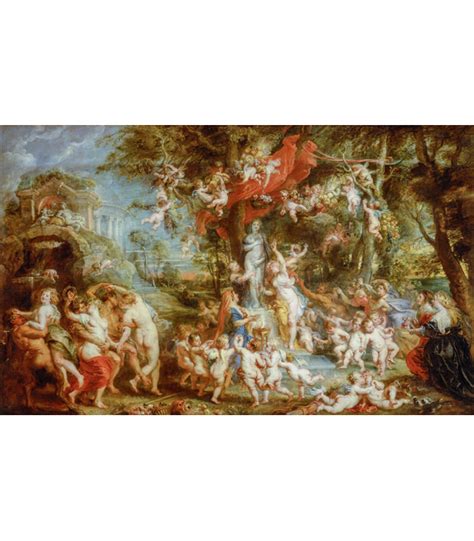 Stampa giclée su tela: Peter Rubens - Festa di Venere