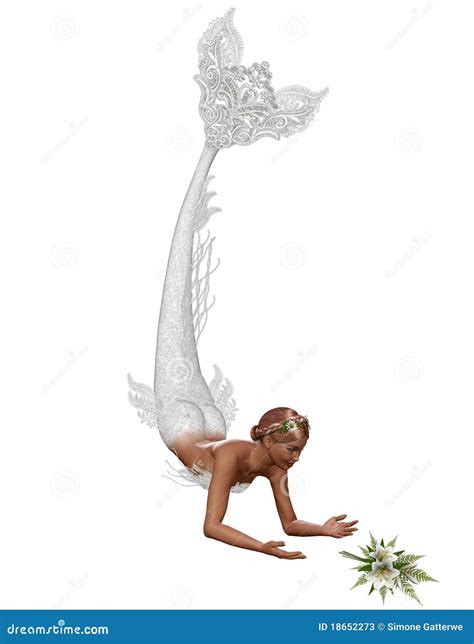 A bride mermaid stock illustration. Illustration of female - 18652273