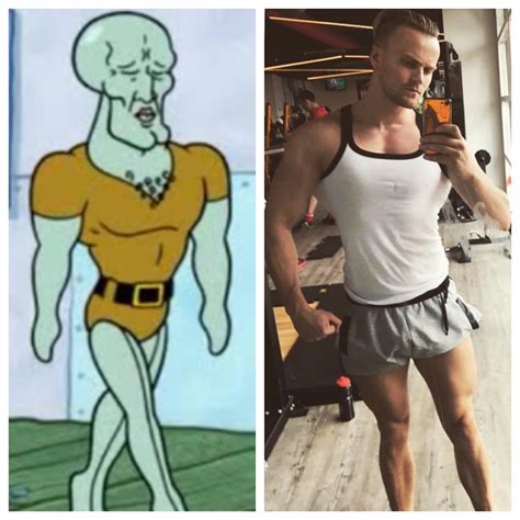 Jesse v chiseled Squidward : r/90DayFiance
