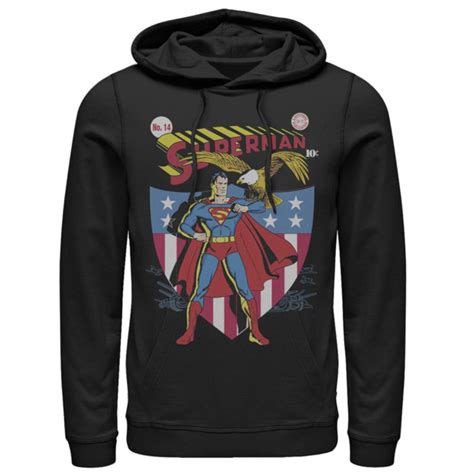 Купить Футболки Мужская толстовка с капюшоном и надписью DC Comics ...