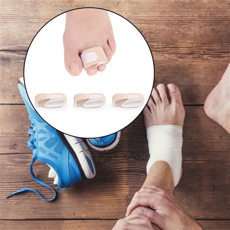 3Pcs Hammer Toe Straighteners & Splint Bandages - Reusable Toe Wraps