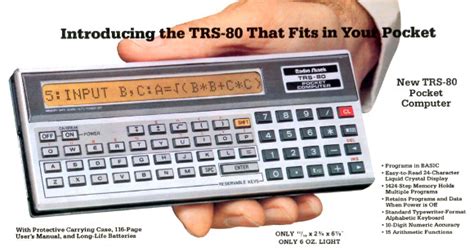 The TRS-80 Pocket Computer