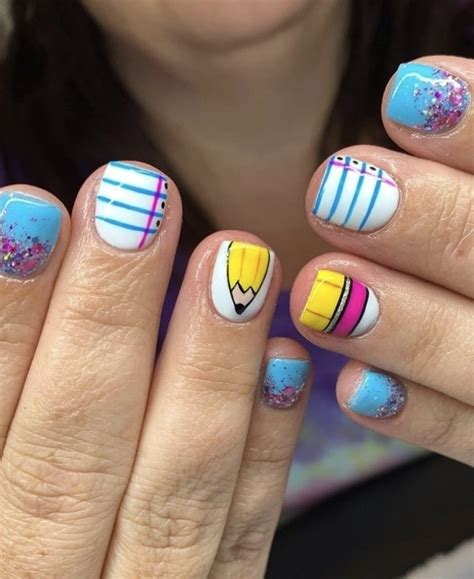 40 Fun Back to School Nail Art Ideas for Teachers