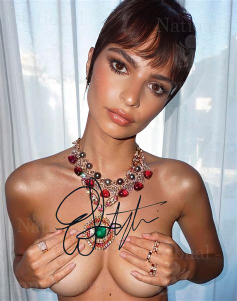 Sexy Emily Ratajkowski autographed 8x10 Photo REPRINT 9 | eBay