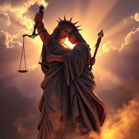 lady liberty  lady justice lady liberty  lady justic