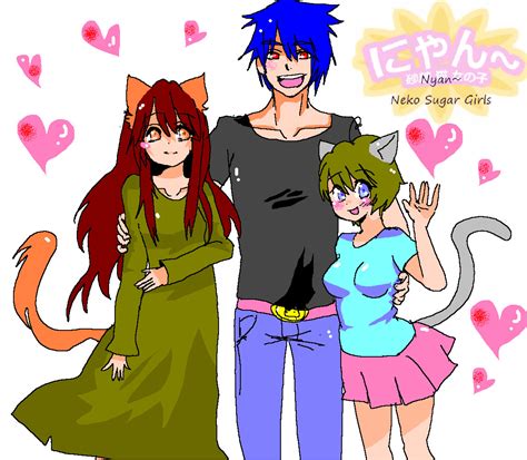 Nyan Neko Sugar Girls by kirahatesyou on DeviantArt