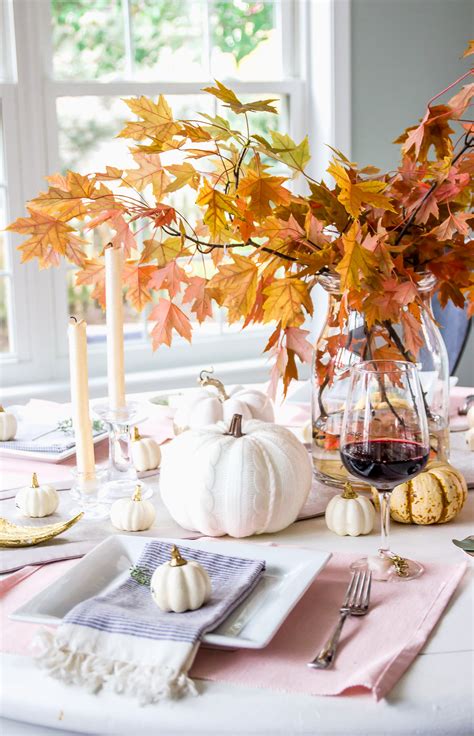 simple thanksgiving table decor 1