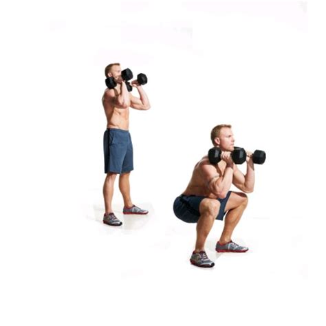 Dumbbell Front Squat by Gerrand Crosby - Exercise How-to - Skimble