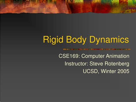 PPT - Rigid Body Dynamics PowerPoint Presentation, free download - ID ...