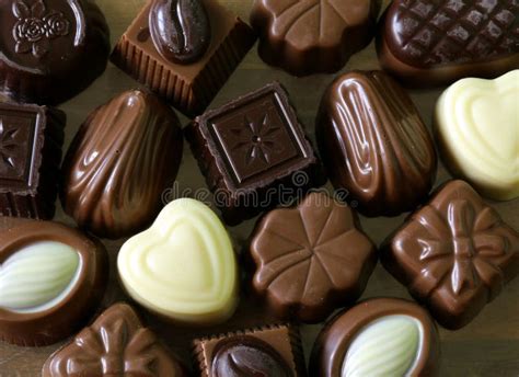 Delicious Gourmet Chocolate Candy Stock Image - Image of tasty ...