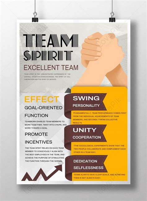 Business teamwork creative poster template image_picture free download ...