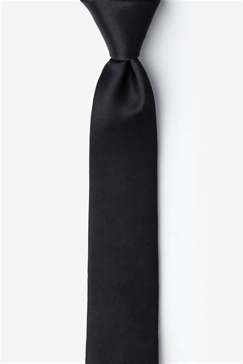 black  skinny tie tiescom