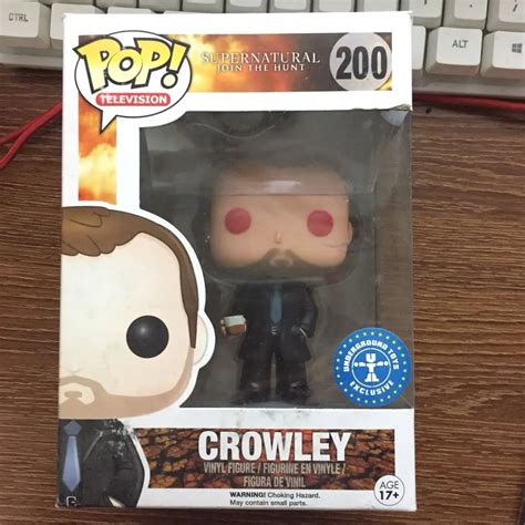 Exclusive FUNKO POP Official TV: Supernatural Crowley (Red Eyes) Vinyl ...