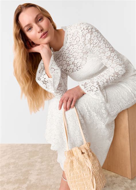 Shop Timeless Lace High Neck Bridal Gown | Exclusive at Whistles