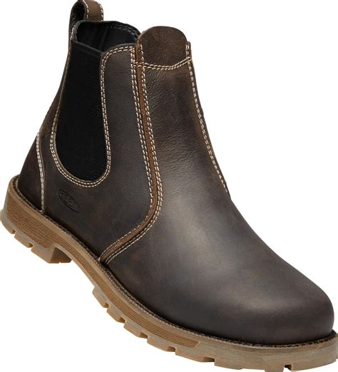 KEEN Utility mens Seattle Romeo Soft Toe Slip on Work Boot, Cascade