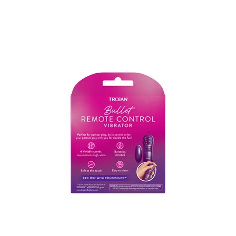 Powerful Bullet Vibrator | Remote Control Vibrator | Trojan™