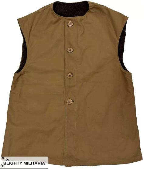 Rare 1939 Dated British Army Duck Cotton Jerkin in General