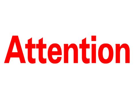 Attention clignotant - image animée GIF