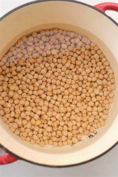 How to Cook Dried Garbanzo Beans (Soaked)