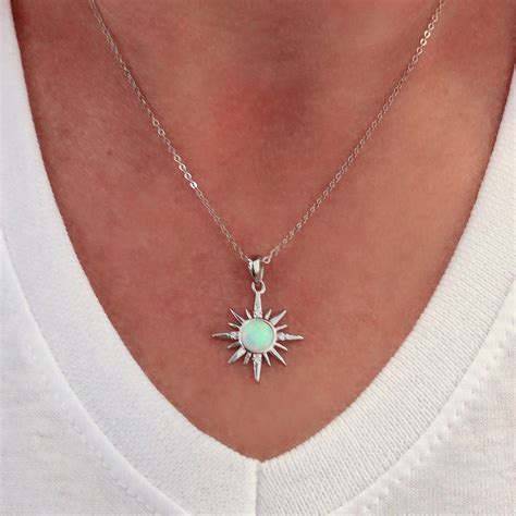 Starburst necklace Sterling Silver - Pearl Factory Jersey Gems