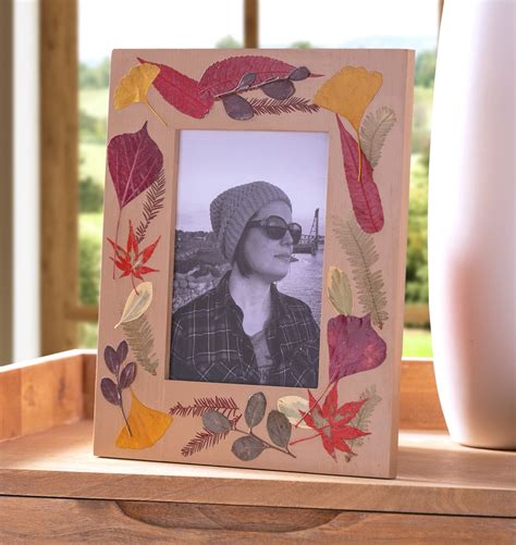 fall leaf picture frame