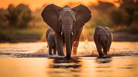 Premium AI Image | Wild Elephant Cubs in Their Natural Habitat Adorable ...