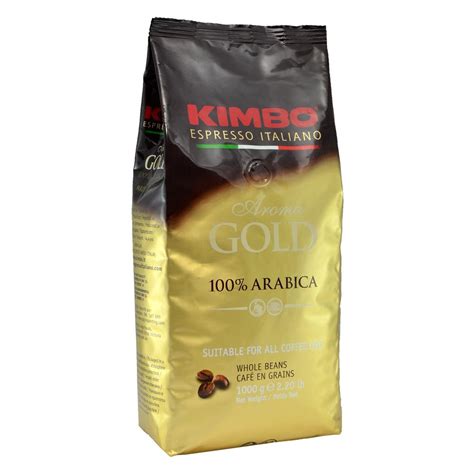 Kimbo Aroma Gold 100% Arabica Coffee Beans 1 kg