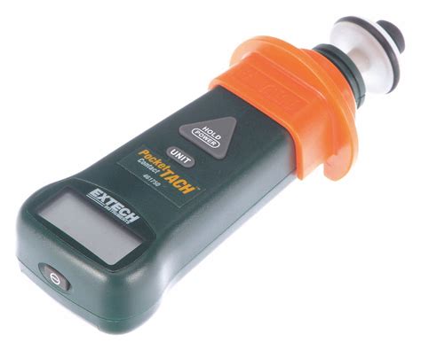 EXTECH, +/-0.1% RPM Accuracy, 0.001 RPM, Tachometer - 8PPJ5|461750 ...