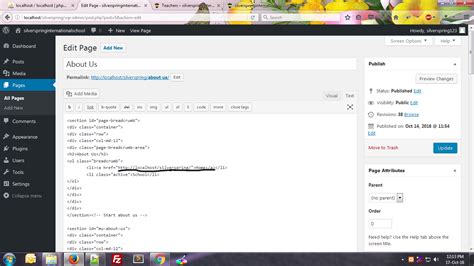 php replace localhost url   wordpress editor stack overflow