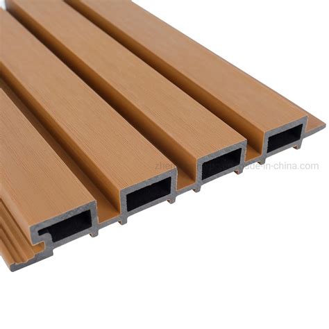 easy installation external composite ceiling wpc facade cladding