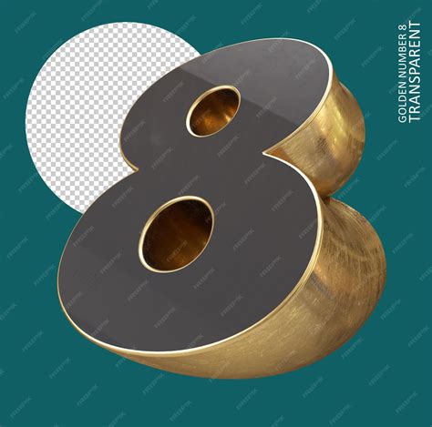 premium psd  number  gold number number