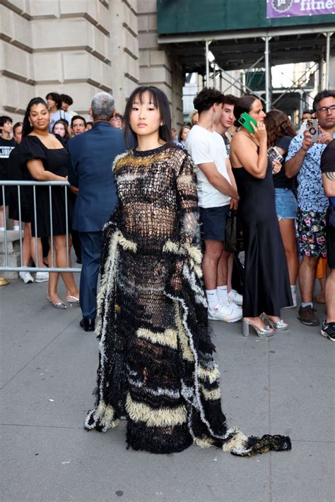 JI-YOUNG YOO Arrives at 2024 Gotham TV Awards at Cipriani 25 Broadway