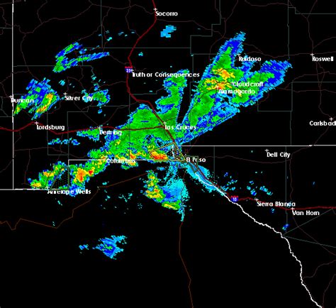 Interactive Hail Maps - Hail Map for El Paso, TX