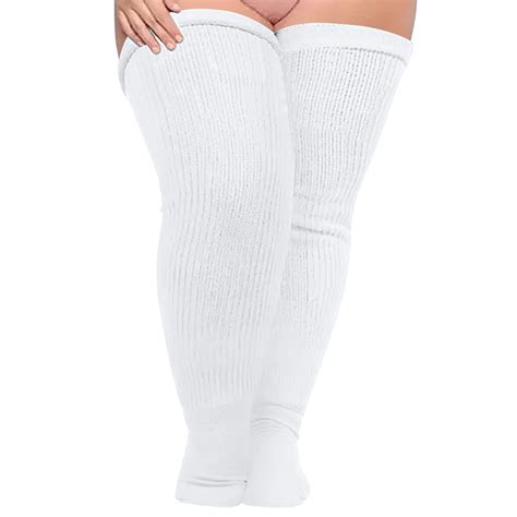 Guanyst Plus Size Thigh High Socks for Thick Thighs Women- Thigh Highs