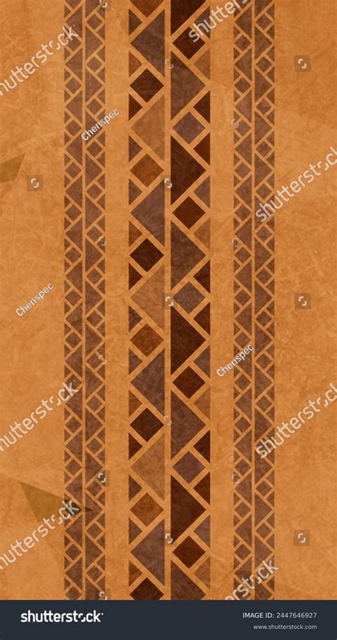 Traditional Fabric Texture Earthy Brown Tones Stock Illustration ...