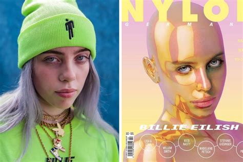 Billie Eilish surge careca e sem roupa em capa de revista alemã e diz