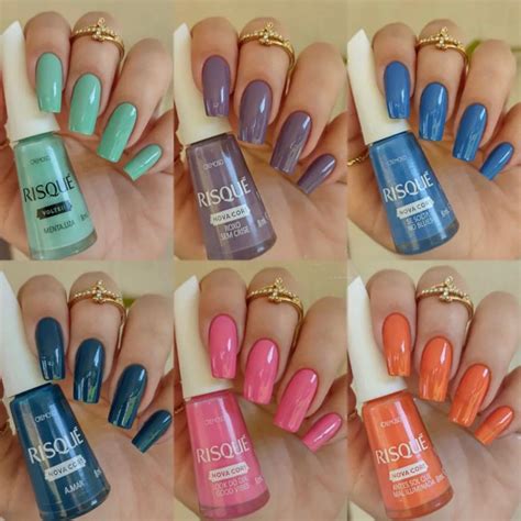 Novas Cores Do Esmalte Risqué - Esmalte Risqué Novas Cores - Escolher | Shopee Brasil