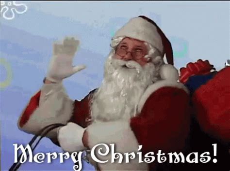 Spongebob Santa Claus Laughing GIF