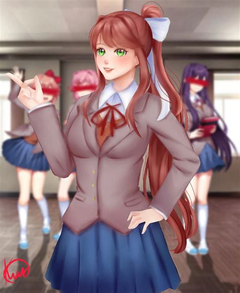 Monika (Doki doki Literature club) :: Doki doki Literature club