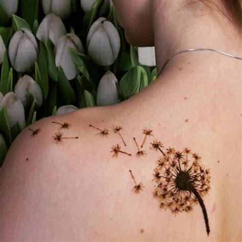 Tattoo • Значение тату: Одуванчик