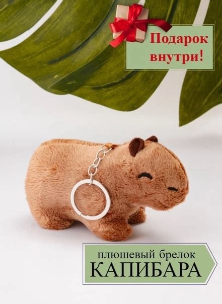 Отличный подарок для друга или одноклассника. Брелок капибара, символ ...