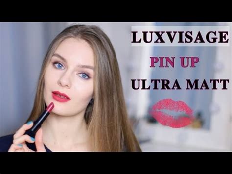 LUXVISAGE PIN UP Ultra Matt | NEW | Ревью + Demo - YouTube
