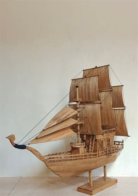 ship model bamboo ship model handmade ship model  etsy australia