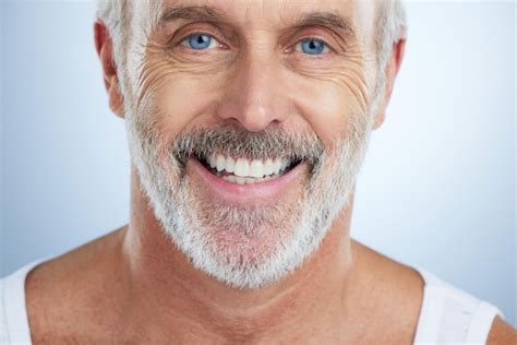 Premium Photo | Senior man face and teeth with smile for dental care ...