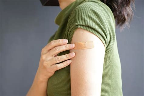 premium photo vaccinated  inoculation concept