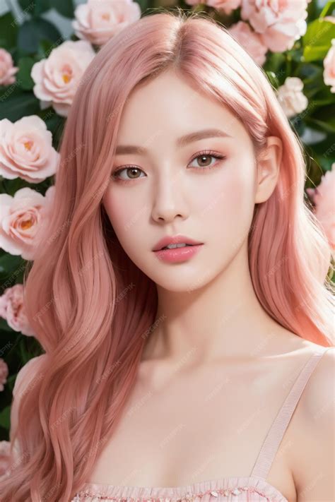 Premium AI Image | Portrait of beautiful Japanese women with cherry